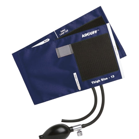 Adcuff - Blood Pressure Cuff and Bulb Adult Thigh X - Large Cuff 40 - 66 cm Nylon Cuff - 865-13TN