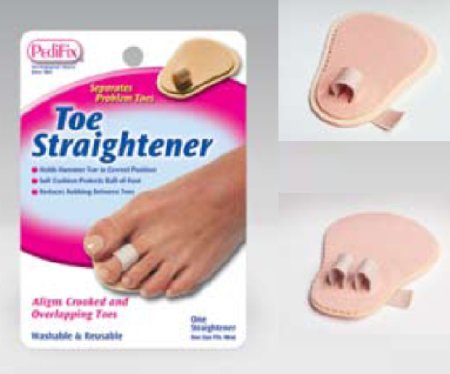 Pedifix Podiatrists' Choice Toe Straightener One Size Fits Most Slip-On Foot - P57