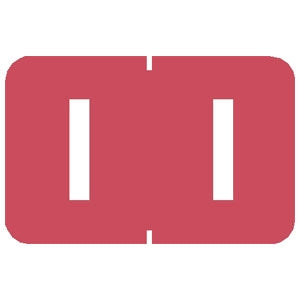 Tabbies - Pre-Printed Label Chart Tab Pink I | I White Alpha Series 1 Inch - 90129