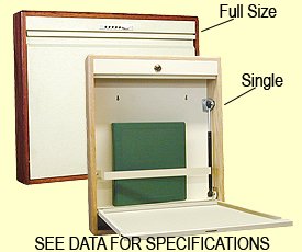Elite Series - Wall Mount Desk Wood Trim Specify Trim Color When Ordering 25H X 30W X 4D Inch - 291536-CHR