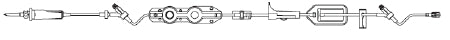 B. Braun Ultrablock UV-Resistant Tubing 15 Drops / mL Drip Rate 119 Inch 2 Ports - 352472