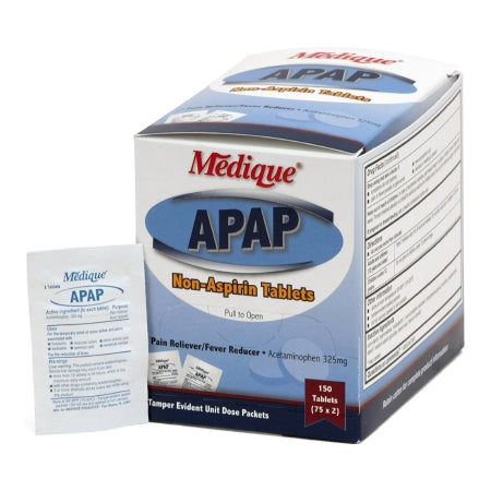 APAP - Pain Relief 325 mg Strength Acetaminophen Tablet 150 per Box - 14536