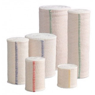 Cardinal Cardinal Health Elastic Bandage 2 Inch X 5-4/5 Yard Standard Compression Double Hook and Loop Closure White Sterile - 23593-12LF