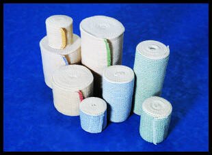 Cardinal Health - Elastic Bandage 6 Inch X 5-4/5 Yard Standard Compression Double Hook and Loop Closure Tan Sterile - 23593-16LF