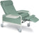 Winco Care Cliner Chair Recliner Moss Green Steel Casters Steel Casters - 6541-04
