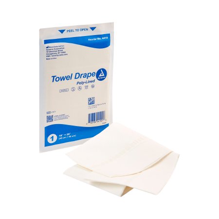 Dynarex - General Purpose Drape dynarex Towel Drape 18 W X 26 L Inch Sterile - 4410