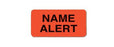 Carstens Barkley Pre-Printed Label Advisory Label Name Alert Pink 3/4 X 1-1/2 Inch - 1646-41