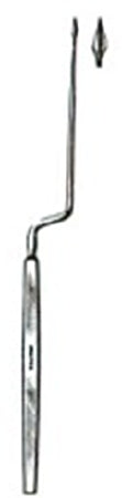 Miltex - Ear Knife Politzer German Stainless Steel 7 Inch Length Flat Handle NonSterile Reusable - 19-510