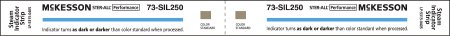 McKesson STER-ALL Performance Sterilization Chemical Indicator Strip Steam 8 Inch - 73-SIL250