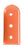 Tip-It - Instrument Tip Guard 1/16 X 3/8 X 1 Inch, Size 7, Vented, Orange - 3-2507V