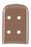 Tip-It - Instrument Tip Guard 5/64 X 5/8 X 1 Inch, Size 8, Vented, Brown - 3-2508V