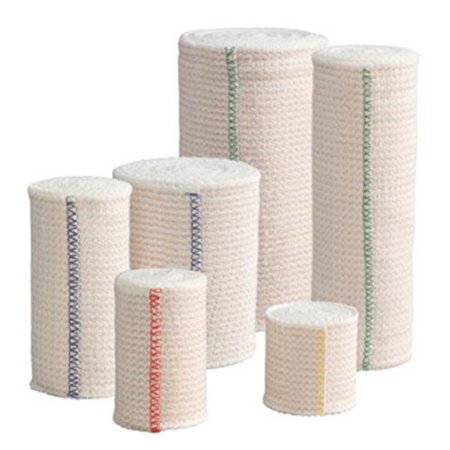 Cardinal Health - Elastic Bandage 4 Inch X 5-4/5 Yard Standard Compression Double Hook and Loop Closure White Sterile - 23593-14LF