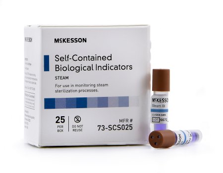 McKesson McKesson Sterilization Biological Indicator Vial Steam - 73-SCS025