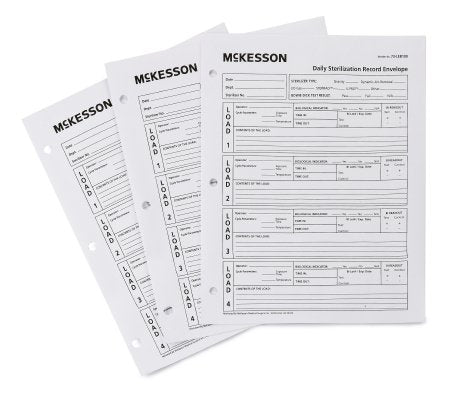 McKesson STER-ALL Performance Sterilization Record Envelope - 73-LEB100