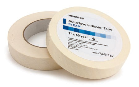 McKesson McKesson Steam Indicator Tape 1 Inch X 60 Yard Steam - 73-BT036