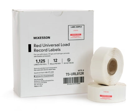 McKesson STER-ALL Pre-Printed Label Auxiliary Label Sterile unless Damaged or opened White 3/4 X 1-2/16 Inch - 73-URL012R