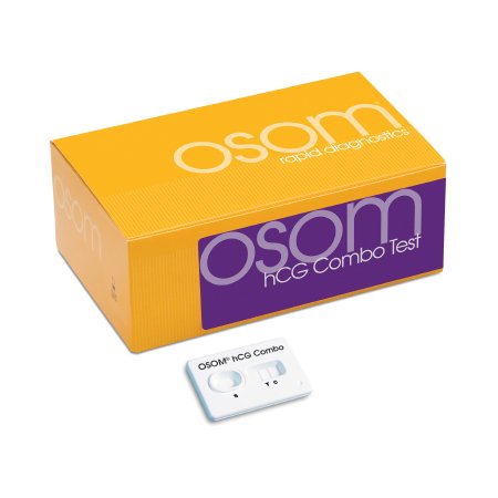 OSOM hCG Combo - Rapid Test Kit Fertility Test hCG Pregnancy Test Serum / Urine Sample 25 Tests - 124