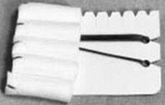 Gardlok - Cylindrical Sponge Cotton Non-impregnated 1/2 X 1-1/2 Inch 5 Count Sterile - 200403