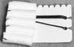 Gardlok - Cylindrical Sponge Cotton Non-impregnated 1/2 X 1-1/2 Inch 5 Count Sterile - 200403