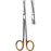 Sklar Surgi-OR Dissecting Scissors Metzenbaum-Lahey 5-3/4 Inch Length Office Grade Stainless Steel / Tungsten Carbide NonSterile Finger Ring Handle Curved Blunt/Blunt - 95-122