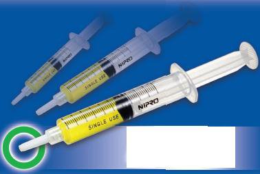 Nipro - Syringe with Hypodermic Needle 10 mL 20 Gauge 1 Inch Regular Wall NonSafety - JD+10L2025-WEI