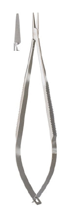 Miltex Needle Holder 5 1/2 Inch Smooth Jaws Spring Handle - 18-1828TC