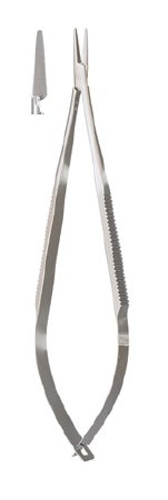 Integra Lifesciences - Needle Holder 6 1/2 Inch Length Smooth Jaws Spring Handle - 18-1820