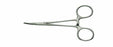 Integra Lifesciences - Hemostatic Forceps Halsted 5-1/2 Inch Length Floor Grade Ratchet Lock Finger Ring Handle Curved - EG7-4