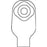 ActiveLife - Ostomy Pouch One-Piece System 10 Inch Length 38 mm Stoma Drainable Flat, Pre-Cut - 125334