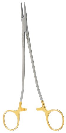 Integra Lifesciences - Needle Holder 7-1/4 Inch Length Serrated Jaws Finger Ring Handle - 8-96TC