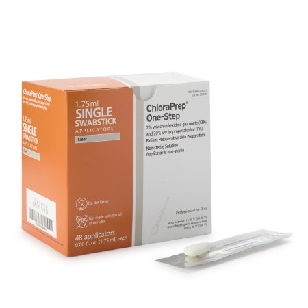 ChloraPrep One-Step - Impregnated Swabstick 2% / 70% Strength CHG (Chlorhexidine Gluconate) / Isopropyl Alcohol NonSterile - 260100