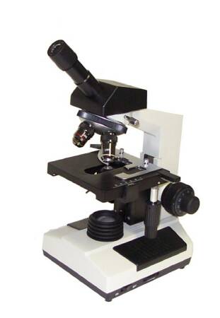 Revelation III - Physician / Education Microscope Monocular Head Achromat 4X, 10X, 40X, 100X 110 to 220V Mechanical Stage - R3M-MN4A-DAL3