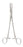 Miltex - Hysterectomy Forceps Ballentine 8-1/2 Inch Length OR Grade German Stainless Steel NonSterile Ratchet Lock Finger Ring Handle Straight 1 Tooth, Serrated Tip - 30-1718