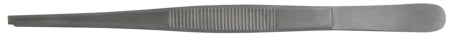 BR Surgical BR Surgical Tissue Forceps 6-1/4 Inch Surgical Grade Stainless Steel NonSterile NonLocking Thumb Handle Straight 1 X 2 Teeth - BR10-12016