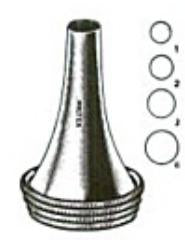 Miltex Ear Speculum Stainless Steel 1 mm, 5 mm, 6 mm, 7 mm OD - 19-48