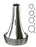Miltex Ear Speculum Stainless Steel 1 mm, 5 mm, 6 mm, 7 mm OD - 19-48