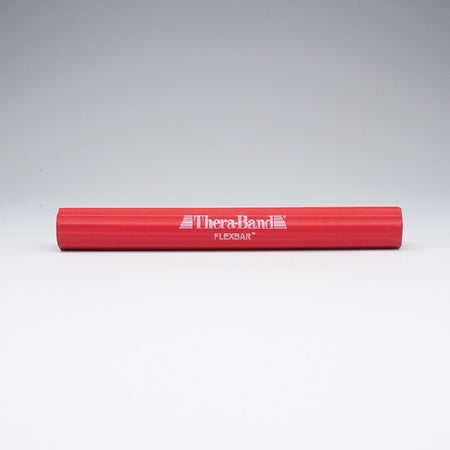 Patterson Medical Supply Thera-Band FlexBar Resistance Exercise Bar 1.5 Inch Diameter Red 10 lbs. - 534001