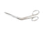 Miltex - Dorsal Scissors Fomon 5-1/2 Inch Length OR Grade German Stainless Steel NonSterile Finger Ring Handle Angled Blade Blunt Tip / Blunt Tip - 21-604
