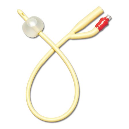 Medline - Foley Catheter 2-Way 10 cc Balloon 18 Fr. Silicone Coated Latex - DYND11758