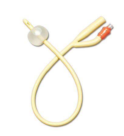 Medline - Foley Catheter 2-Way Standard Tip 10 cc Balloon 20 Fr. Silicone Coated Latex - DYND11760