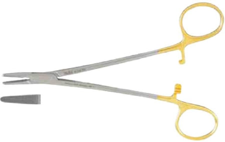 Miltex Needle Holder 8 Inch Serrated Jaws Finger Ring Handle - 17746