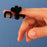 Bunnell - Mini Modified Safety Pin Finger Splint Medium Hook and Loop Strap Closure Left or Right Hand Black - 705702