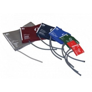 Welch Allyn Omni-Kuff Blood Pressure Cuff, 2 Tube Bladder Adult Medium 20.6 X 5.5 Inch Nylon - 3603CK
