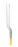 Miltex Miltex Dressing Forceps Adson 8-1/4 Inch OR Grade Stainless Steel (German) / Tungsten Carbide NonSterile NonLocking Bayonet Handle Straight Serrated Jaws - 6-198TC