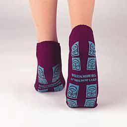 Pillow Paws Your Way - Slipper Socks X-Large Royal Blue Ankle High - 3816