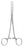 MeisterHand - Hemostatic Forceps Kocher 5-1/2 Inch Length Surgical Grade German Stainless Steel NonSterile Ratchet Lock Finger Ring Handle Straight Serrated Tips with 1 X 2 Teeth - MH7-66
