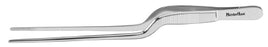 MeisterHand - Dressing Forceps Gruenwald-Jansen 6-1/2 Inch Length Surgical Grade German Stainless Steel NonSterile NonLocking Bayonet Handle Straight Serrated Tips - MH6-197