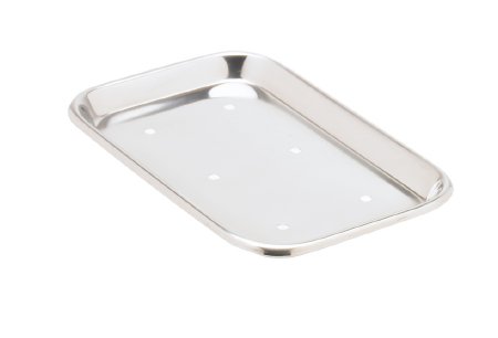 Miltex - Instrument Tray Perforated Mayo Stainless Steel 23/32 X 6-1/2 X 10 Inch - 3-921