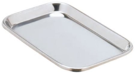 Miltex - Instrument Tray Solid Stainless Steel 1-17/32 X 6-49/64 X 10-25/64 Inch - 3-948