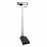 Health O Meter - Column Scale with Height Rod Balance Beam Display 390 lbs./ 180 kg Capacity Black / White Analog - 400KL